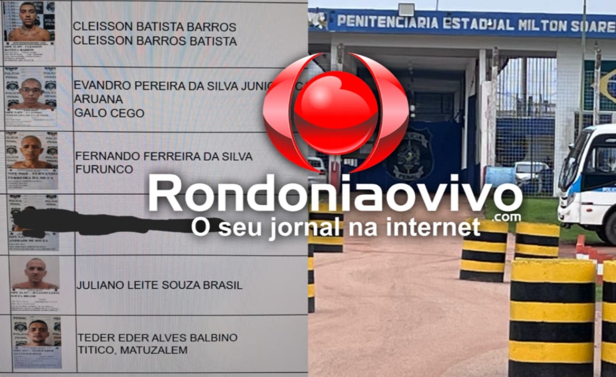 'NO 470': Identificados apenados que fugiram por túnel em penitenciária da capital