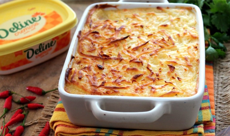 COZINHA: Receita de escondidinho de macaxeira com carne moída 