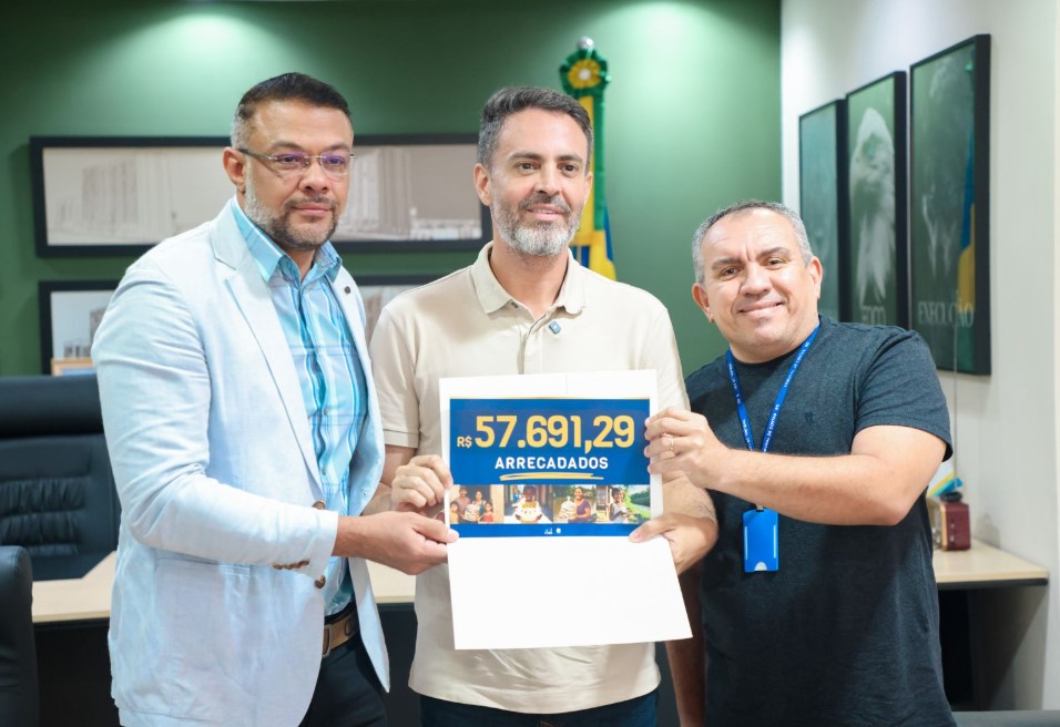 SOLIDARIEDADE: Prefeitura recebe doações do TCE e MPC para ajudar atingidos pela cheia