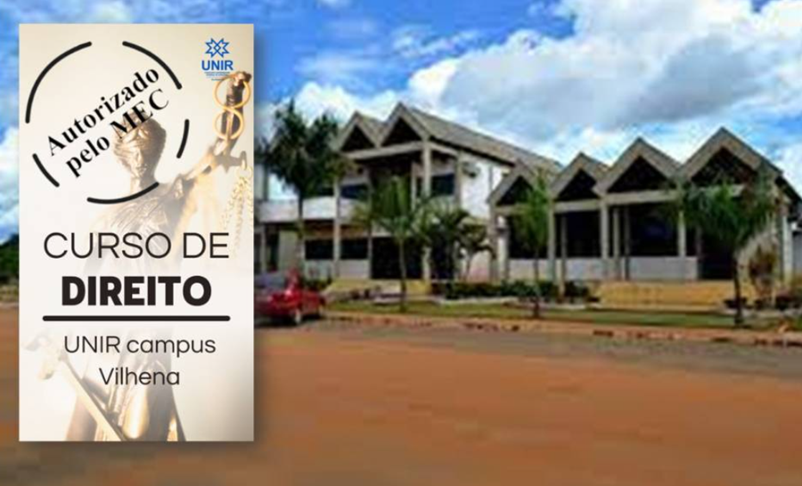 CONE SUL:  Unir tem autorização para o curso de Direito no campus de Vilhena
