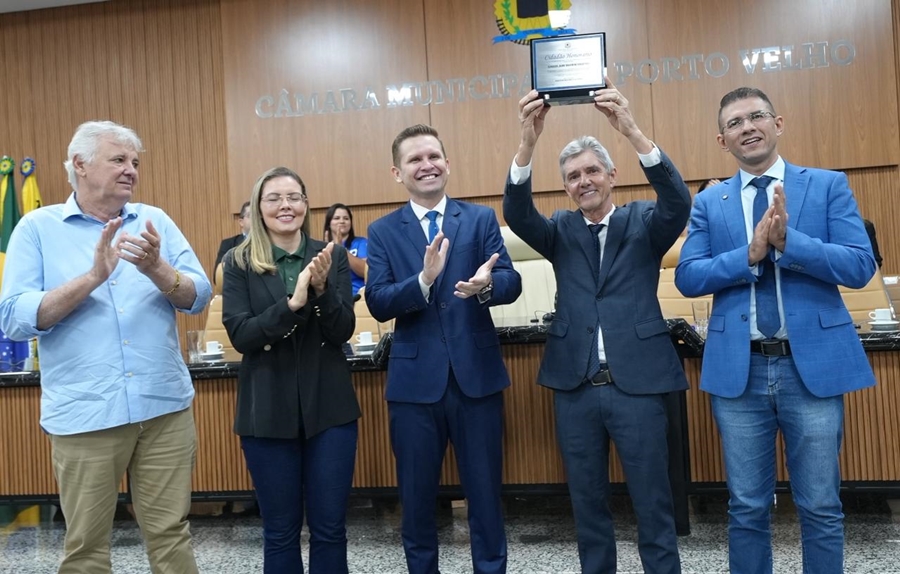 JAIME BAGATTOLI: Senador recebe título de cidadão honorário de Porto Velho