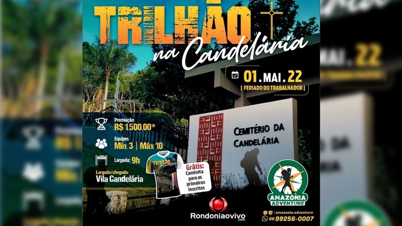 DIA DO TRABALHADOR: Amazônia Adventure realizará 1° Trilhão Cultural em Porto Velho