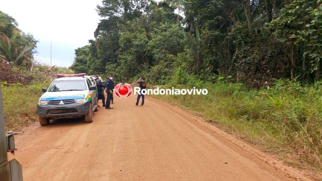 ZONA RURAL: Policiais da Homicídios são acionados após cadáver ser encontrado