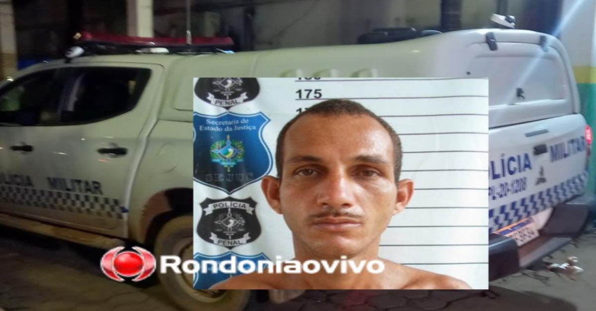 NÃO VOLTOU: Apenado beneficiado com Indulto Natalino é preso pela PM