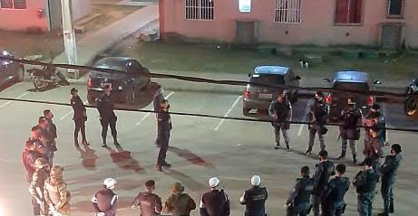 REPRESSÃO: PM realiza operação em condomínio para combater onda de criminalidade