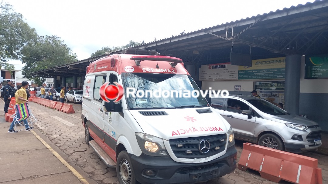 URGENTE: Passageiro morre após passar mal na rodoviária de Porto Velho