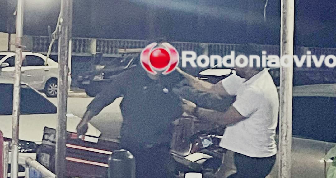 DESESPERO: Policial penal causa pânico em praça no Centro ao sacar arma para servidor público