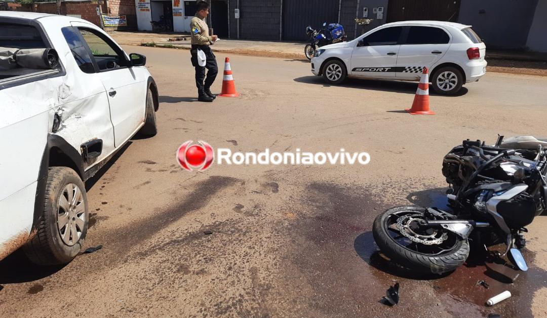 URGENTE: Policial penal sofre grave acidente de trânsito e motorista foge 