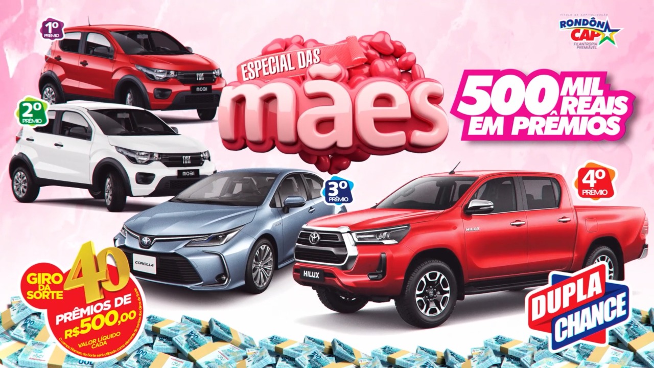 SORTEIO: Confira os prêmios do Rondoncap edição especial do dia das Mães