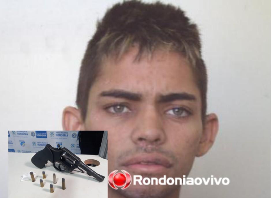 COMBATE AO CRIME: Durante operação, PM prende apenado que andava armado e com droga