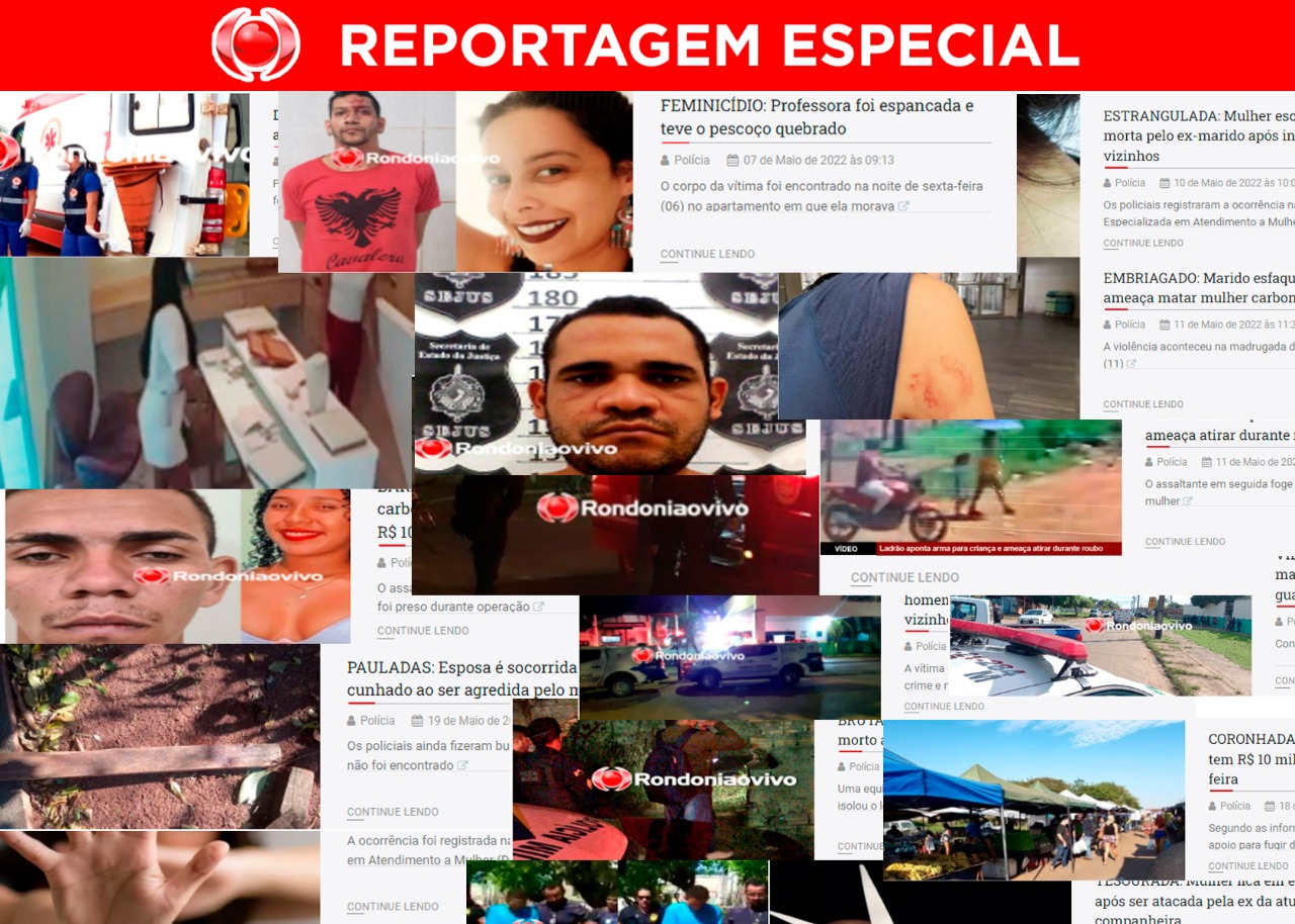 INCOMPETÊNCIA: Assassinatos subiram 48% e feminicídio 326% em RO, onde está a Segurança Pública?