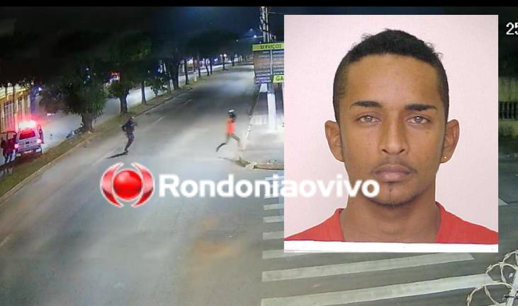 ASSISTA: Vídeo mostra perseguição, queda e prisão de foragido