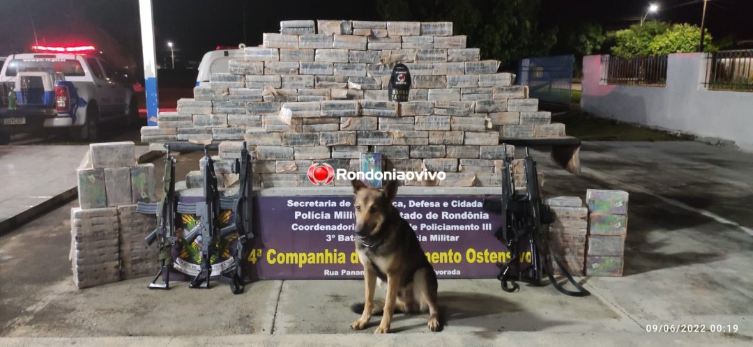 APÓS PERSEGUIÇÃO: PM apreende caminhão carregado com 326 quilos de cocaína 
