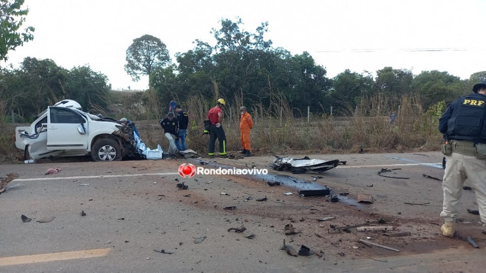 BR-364: Motorista de Hilux pode ter cochilado na direção em acidente com duas mortes