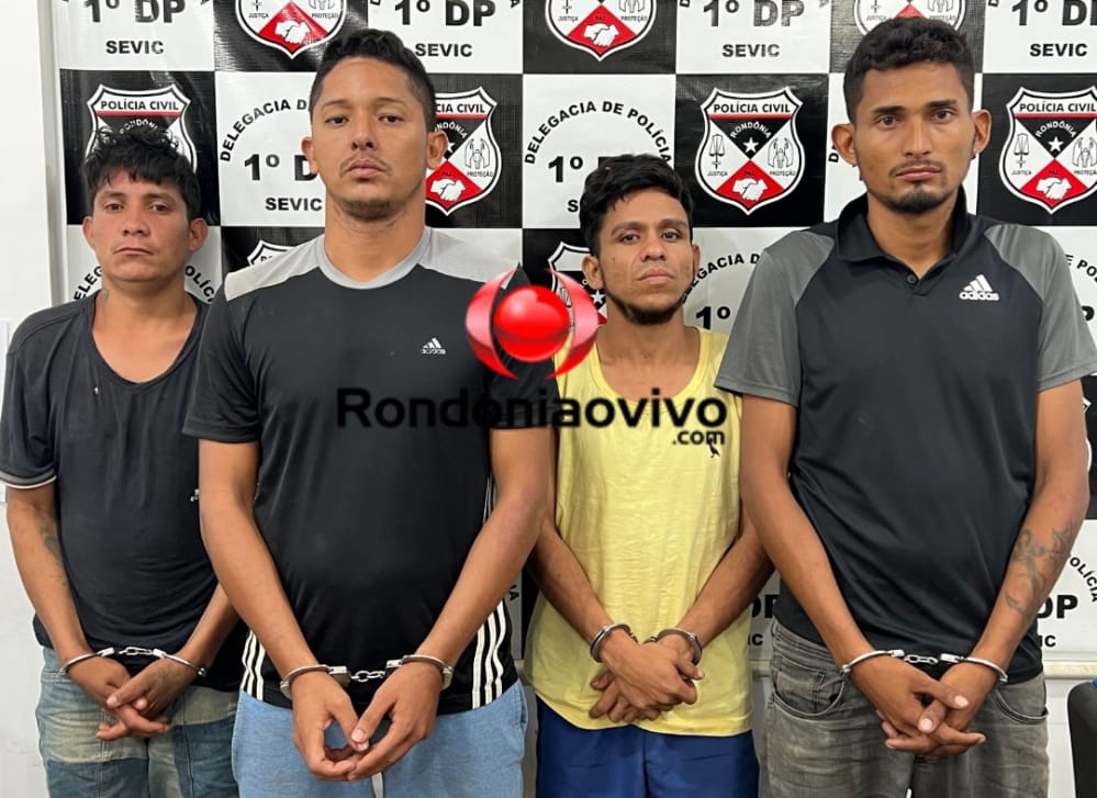 BANDO VIOLENTO: Ação conjunta prende quadrilha acusada de torturar e roubar idoso de 72 anos