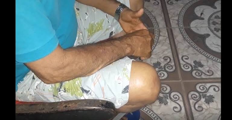 DESNATURADO: Filho ameaça colocar fogo em casa com o pai dentro e destrói tudo 