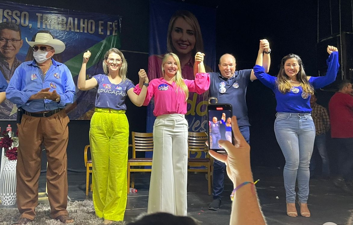 FORÇA: Edwilson Negreiros e secretária de Educação apoiam candidatura de Ieda Chaves