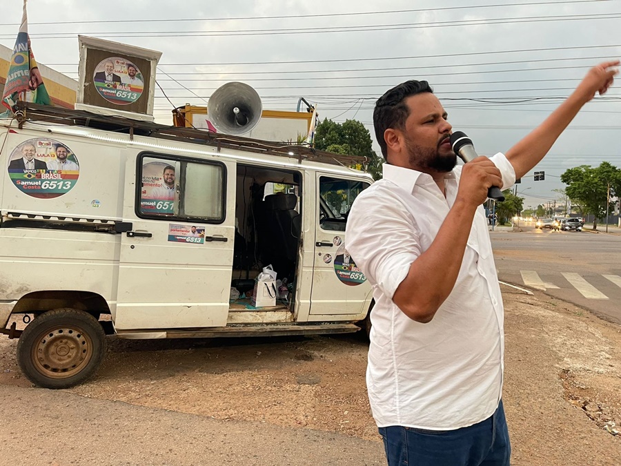 CANDIDATO: 'Quem vota no Samuel Costa é o trabalhador!', diz Samuel Costa