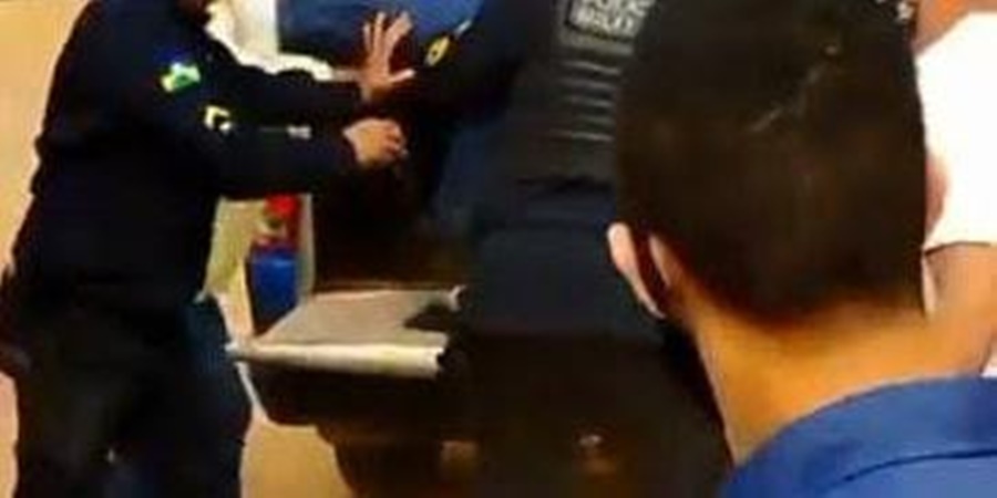 ALTERADO: Marido desmaia mulher a socos e investe contra equipe da PM