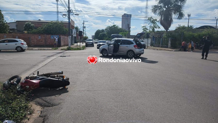 URGENTE: Casal fica lesionado após grave colisão envolvendo três veículos