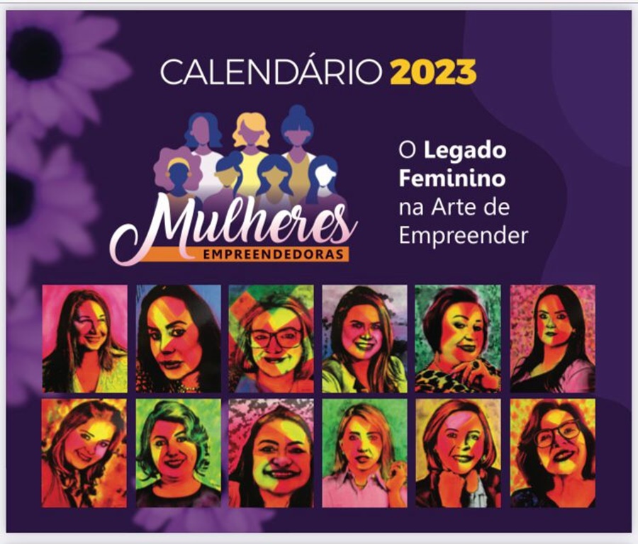 ARTE: Obras da Exposição Mulheres Empreendedoras ilustram calendário 2023