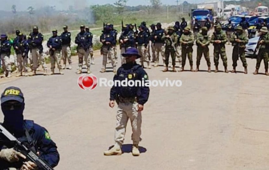 CANSANDO: Dois pontos de bloqueio na BR-364 continuam durante ato antidemocrático em RO 