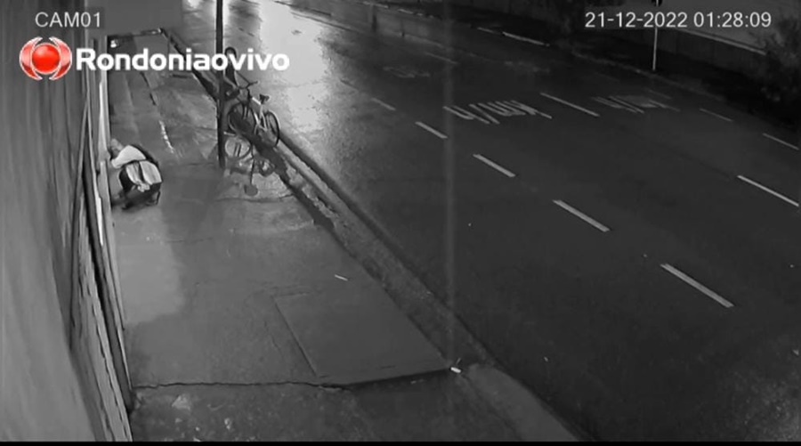 CASAL LADRÃO: Vídeo registra momento de arrombamento em ótica na Avenida Calama