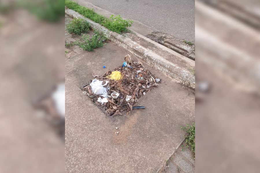 PEDIDO DE PROVIDÊNCIA: População quer limpeza de calçadas e bueiros próximo ao Skate Park