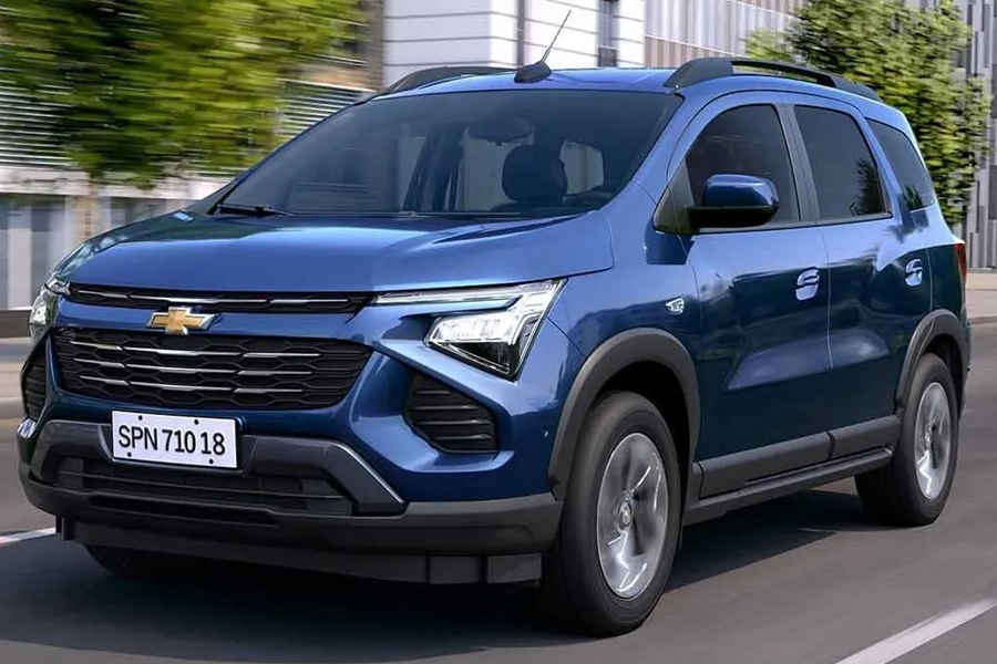 MINIVAN: Chevrolet revela visual e mudanças da nova Spin 2025