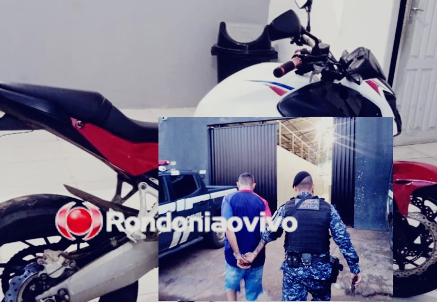 OPERAÇÃO MAXIMUS: Acusado de tráfico é preso em 'moto 600' após tentar fugir de cerco