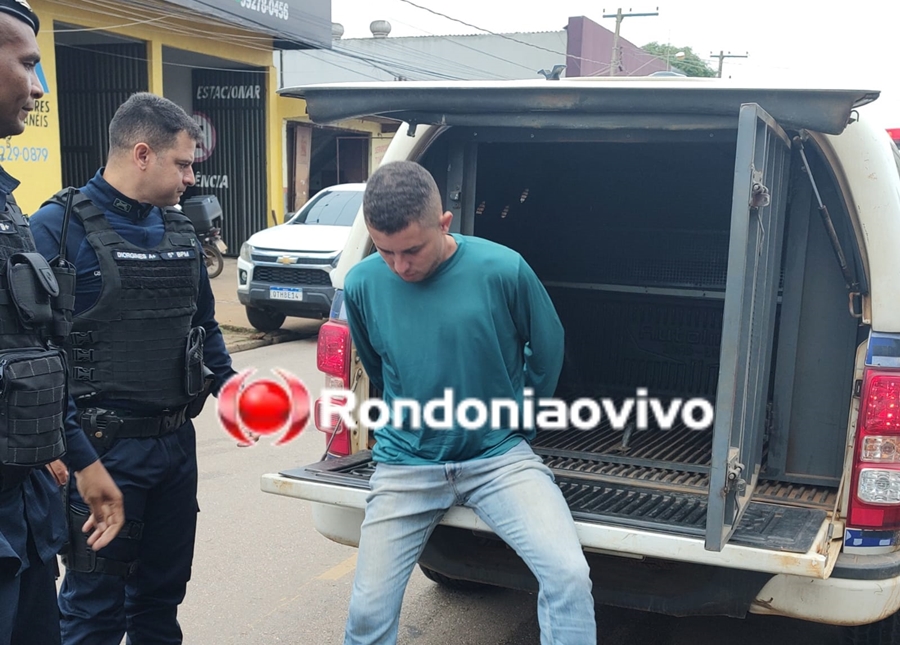 VÍDEO: Intenso cerco da PM prende criminoso envolvido em roubo a residência