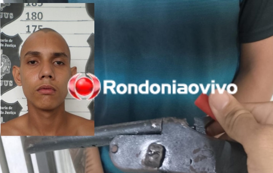 FLAGRANTE: Polícia Penal prende criminoso armado no Cristal da Calama