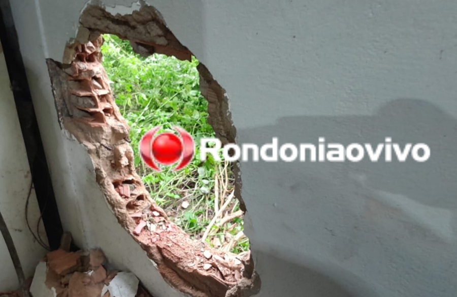 NA JATUARANA: Bandidos fazem buraco na parede e cometem arrastão em loja de tintas