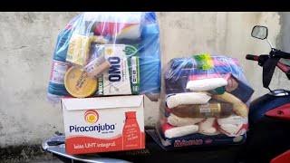 TRIO DE BANDIDOS: Trabalhador tem moto e até cesta básica roubados enquanto ia para casa 