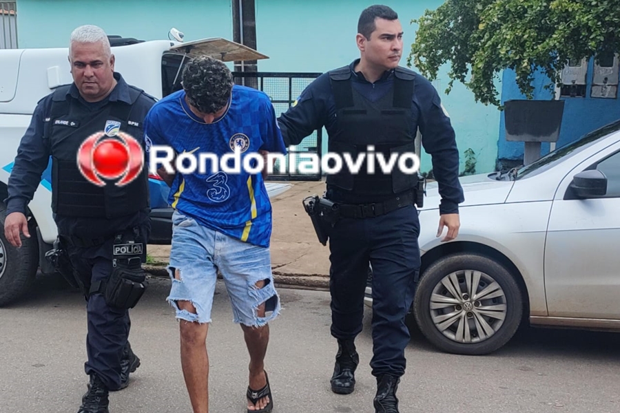 URGENTE: PM faz cerco e prende criminoso que agrediu vítima durante roubo a residência
