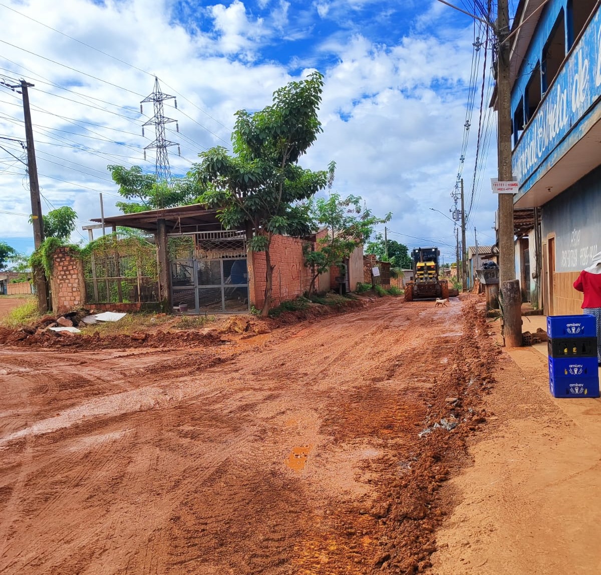 EDWILSON NEGREIROS: Pedido de Providência de resulta em melhorias no Bairro Cascalheira/Aparecida