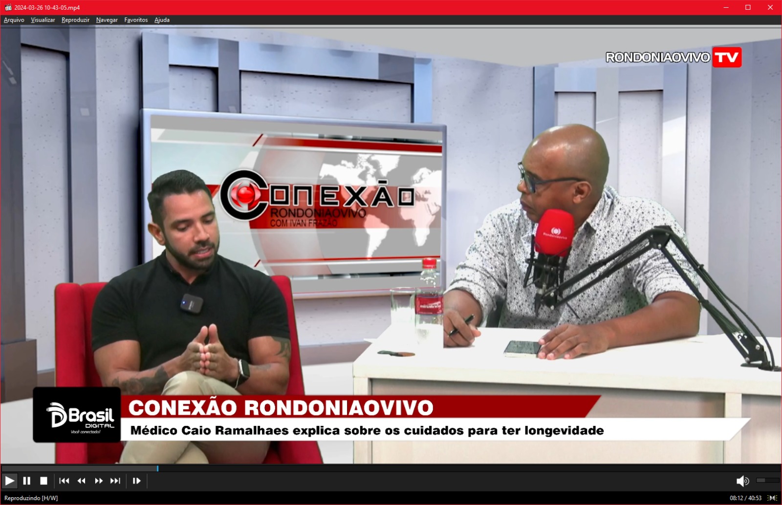 CONEXÃO RONDONIAOVIVO:   Médico Caio Ramalhaes explica sobre os cuidados para ter longevidade