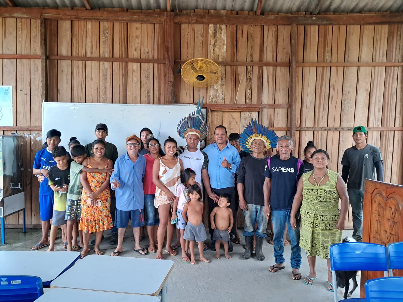 JURANDIR BENGALA: Vereador atende demandas da Aldeia Beijarana Karitiana