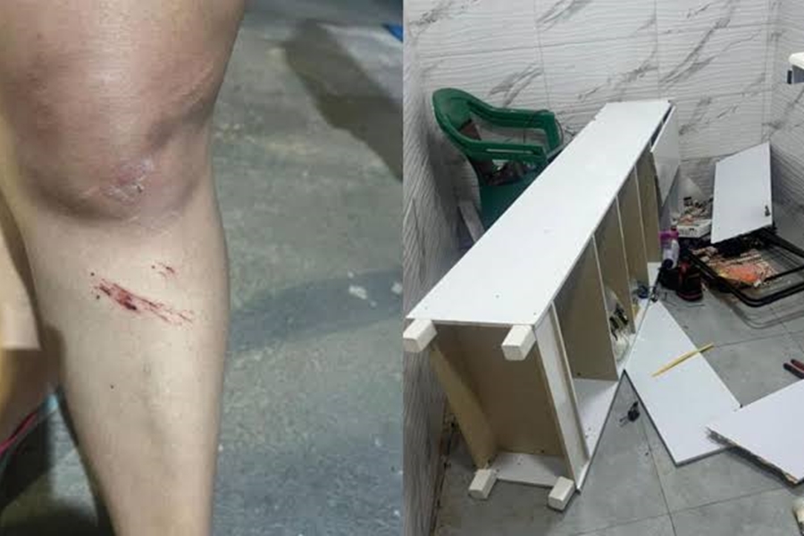 AMANHECIDO: Pai chega embriagado em casa e rasga trabalho escolar da filha