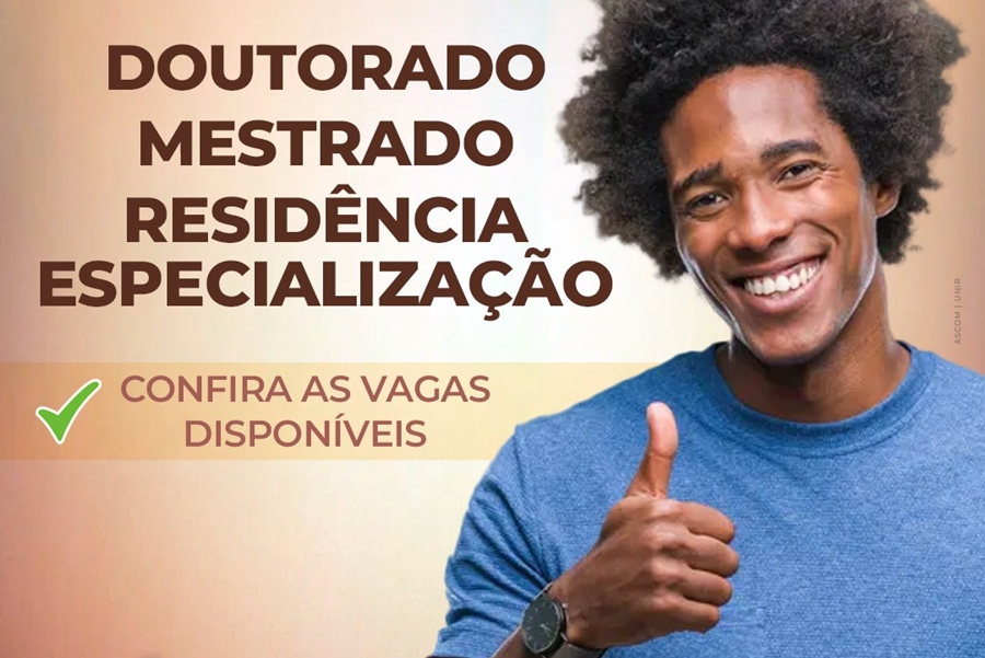 EDITAIS: UNIR tem inscrições abertas em dois cursos de Pós-Graduação