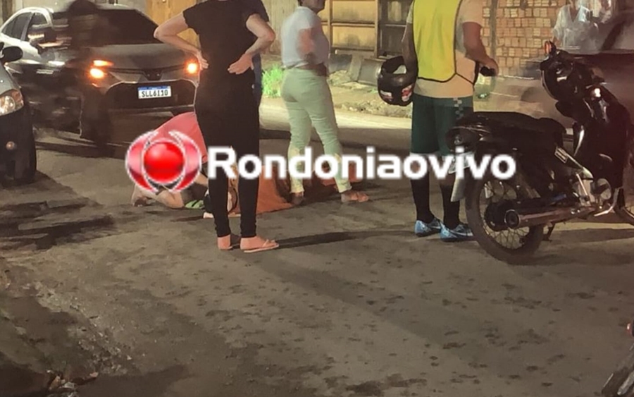 NÃO VIU: Idoso em bicicleta elétrica sofre grave lesão na cabeça ao bater em carro parado