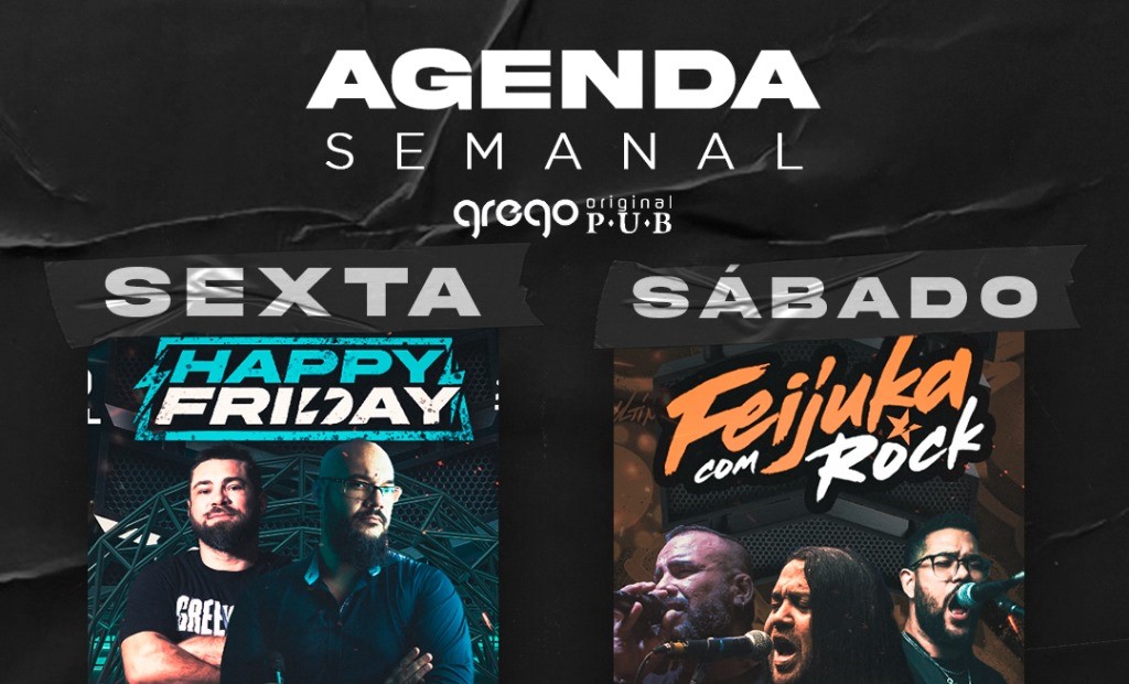 HAPPY HOUR: Confira a agenda dessa semana no Grego Original