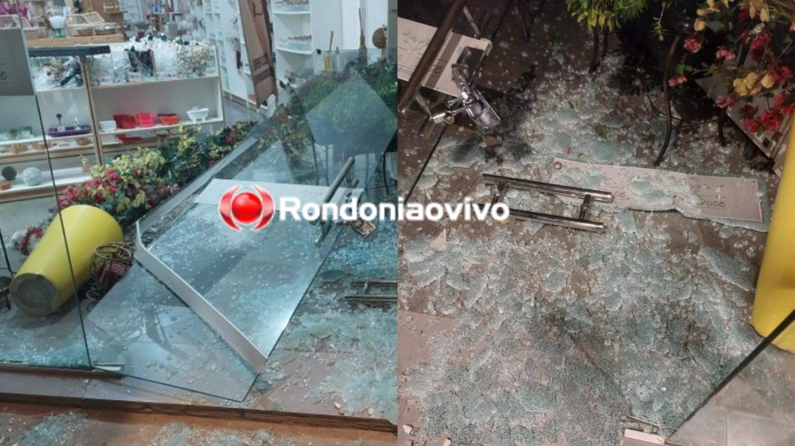 NO CENTRO: Ladrão é preso após quebrar blindex e cometer furto em loja