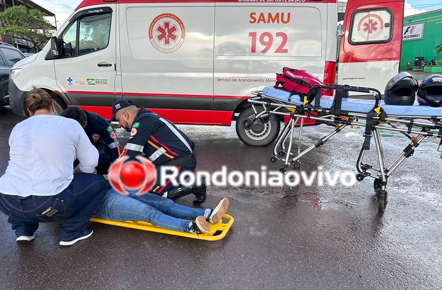 OMISSÃO: Mulher quebra o braço em acidente e motorista foge sem prestar socorro