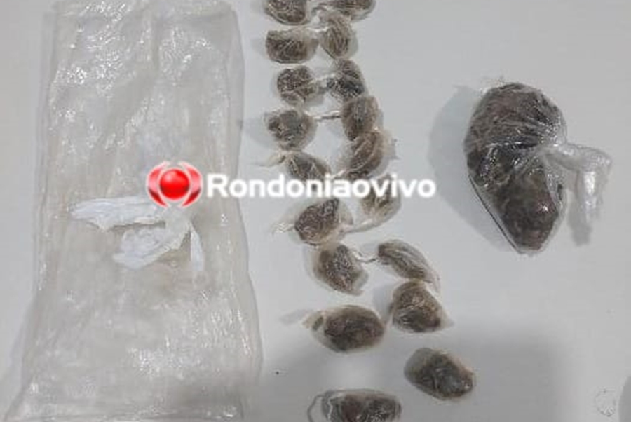 NO TEIXEIRÃO: Traficante joga droga no telhado de residência, mas não escapa da prisão