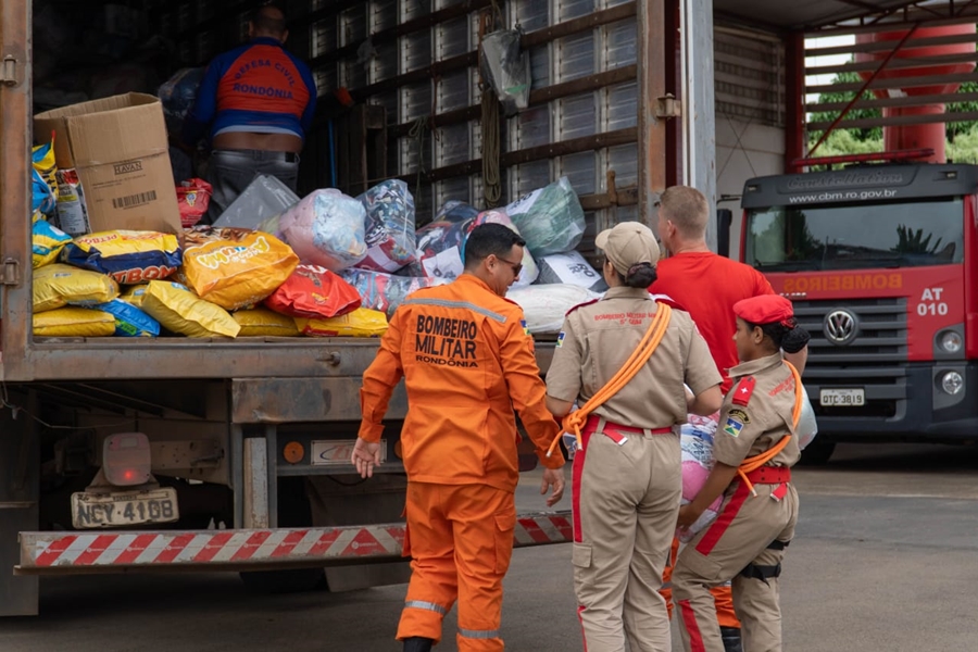AÇÃO: Marcos Rocha reforça solidariedade ao RS com destinação das doações do Estado