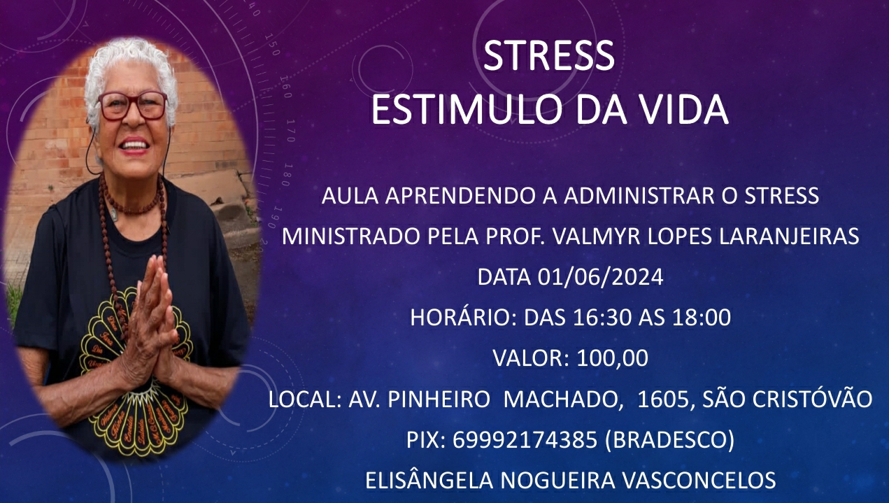 CONVITE: Aula de Yoga - Estresse: Estímulo da Vida