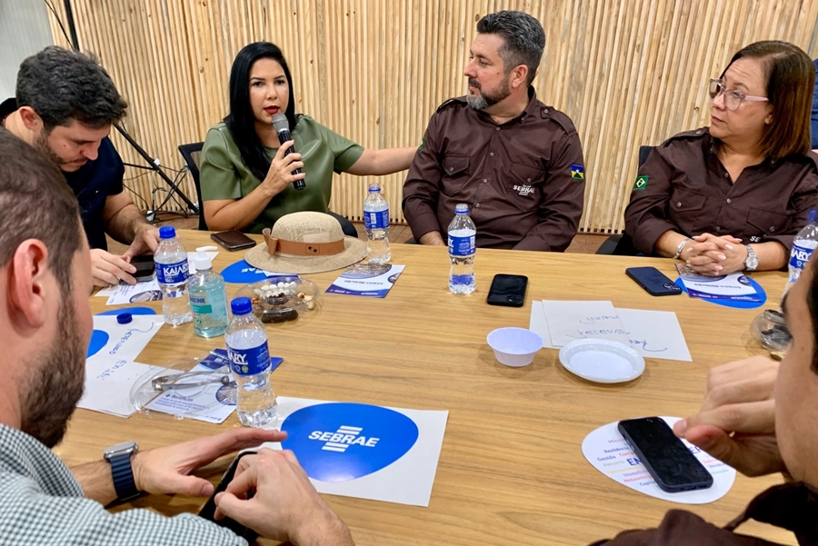 CRISTIANE LOPES: Deputada discute soluções para o transporte aéreo na Rondônia Rural Show