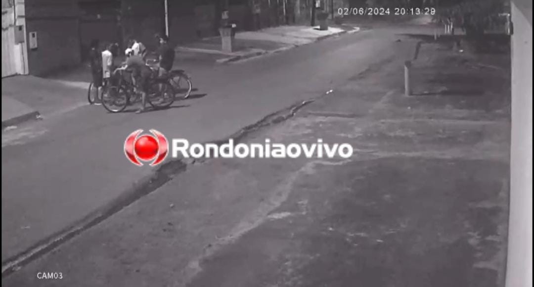 VÍDEO: Cinco criminosos são flagrados roubando jovens próximo ao Skate Parque 