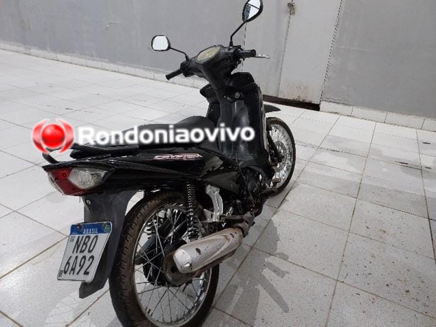 NÃO ESCAPOU: Após perseguição policial, apenado é preso com moto que roubou de mulher